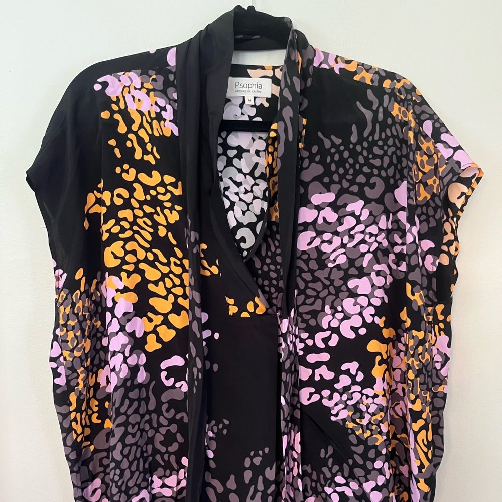 Medium silk Psophía Blouse